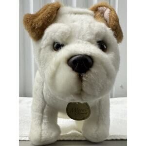 Miyoni by Aurora Realistic English Bulldog 9” Plush Brown White Pup Puppy Dog